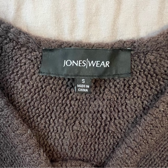 Jones Wear Chocolate Cowl Neck Sweater - Picture 2 of 5
